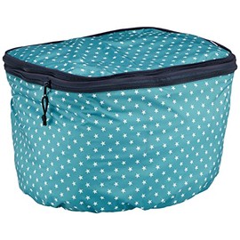 Kawadomi Seisakusho Bicycle 2 Tier Front Basket Cover NET-101G Star Blue