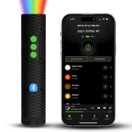 Ants on a Melon RGB Critter BT- First-Ever Light Painting LED Flashlight for Photography | 16M Colors, Bluetooth App-Operated