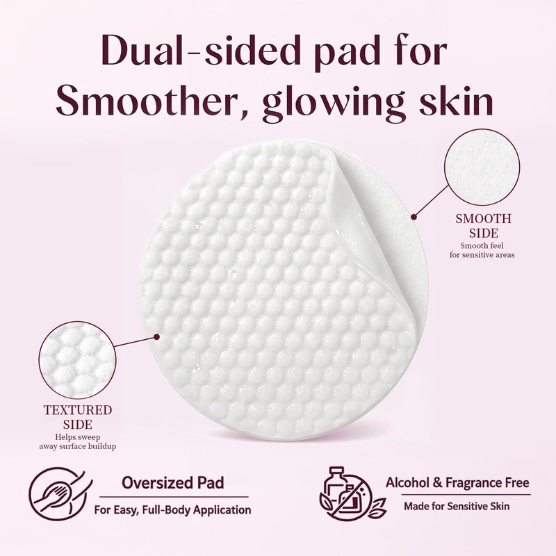 LHOPEBK Nature Ingrown Hair Treatment Pads: with BHA/AHA for Bikini