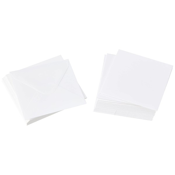 Papermania 3 x 3-inch 300 GSM Card Blanks and Envelopes,