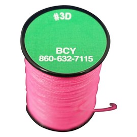Bcy 3D End Serving Bow String, 120 Yard, Neon Pink
