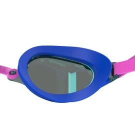 Speedo Unisex Adult Swim Goggles Speed Socket 2.0 - Cobalt Pop/Steel/Emerald Mirrored, One Size