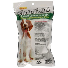 Chomp’ems Premium Beefhide Chews for Dogs, 2 Chews