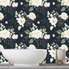 BaoHArtHome Floral Wallpaper Paper Peel and Stick Contact Paper Removable