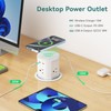 QBA Pop Up Countertop Outlet with 20W USB-C, 15W Wireless