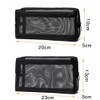 LOYELEY Mesh Makeup Pouch, Set of 2, M, L, Double