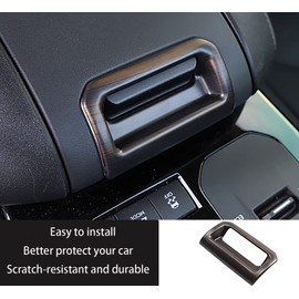 KELEIMAI Car Accessories Fit for Toyota Highlander 2021-2025 Interior Armrest Console Center Decor Cover Trim (Peach Wood Style) ABS 1PC