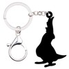 YAYAKO Acrylic Parrot Keychain Cockatiel Bird Key Chains for Car