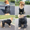 Idepet Hooded Raincoat for Small and Medium Dogs, Waterproof, Windproof