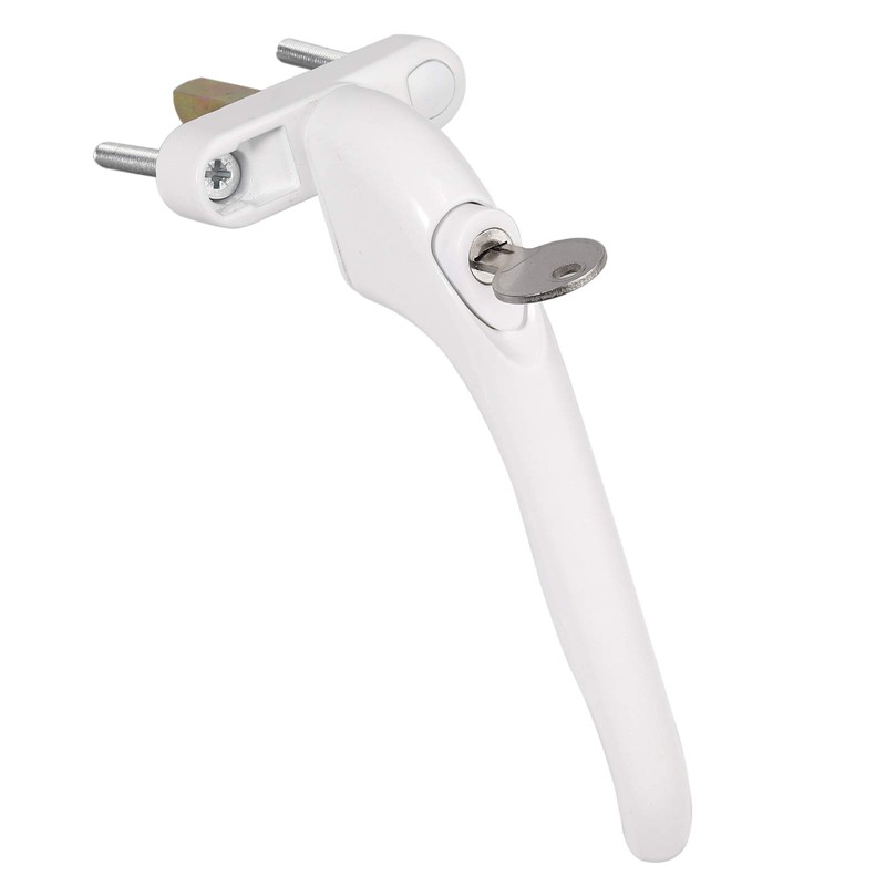 Neoteck 2Pcs Window Handle Universal Espag Key Locking Lockable Double