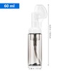 Beaupretty 4pcs Facial Cleanser Foaming Bottle Empty Small Mousse Foaming