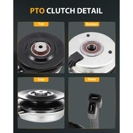 OCPTY Electric Lawn Mower Electric PTO Clutch GDA10017 Quality Upgraded Aftermarket Fit for John Deere, for Everride, for Landoll, for Lesco, for Great Dane, for Rotary, for Warner