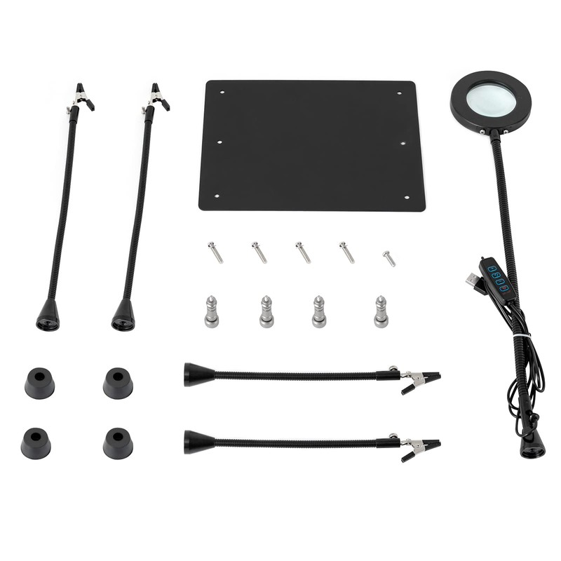 DNYSYSJ Heavy Duty Base Magnetic Helping Hands Soldering Station Welding,Soldering