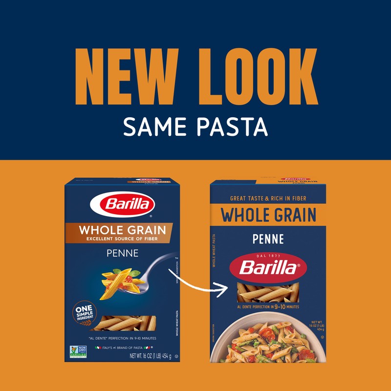 Barilla Whole Grain Penne Pasta, 16 oz. Box (Pack of