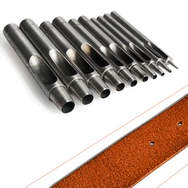 Trimming Shop 0.5mm Leather Hole Punch Cutter, Sharp Edge Leather Hole Puncher Durable Craft Essentials For DIY Handbag, Leather Watch Bands, Canvas, Craft Making