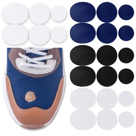 Aogigigio 24pcs Shoe Patches for Holes - Crease Protectors 3sizes Shoe Repair Kit 4colors Shoe Toe Insert Protector
