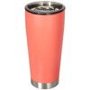 FIFTY/FIFTY Double Wall Vacuum Insulated Travel Tumbler, 20oz/591ml, Coral