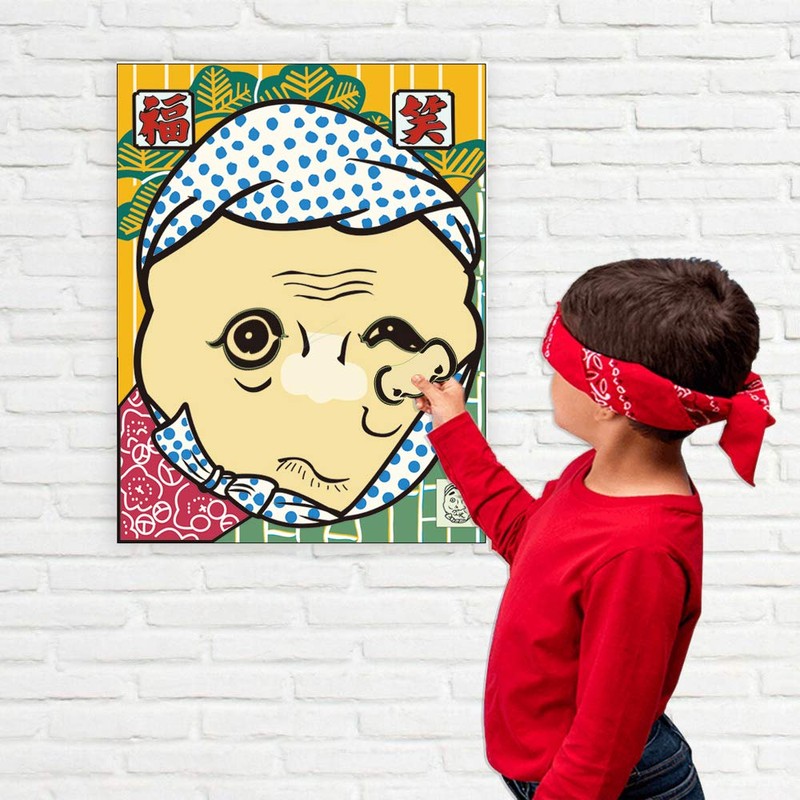 CCINEE Happy Laughing New Year Play Set, Okame and Hyottoko