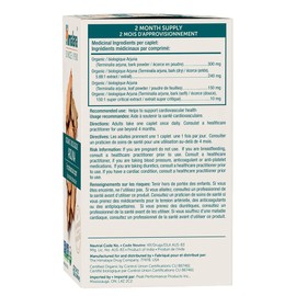 Himalaya Organic Arjuna for Cardiovascular Support, 60 Caplets, USDA Certified Organic, Non-GMO, Gluten Free Supplement, 700 mg, 2 Month Supply