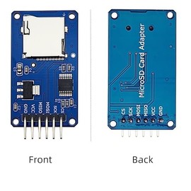 10 unidades adaptador de tarjeta Micro SD TF lector y módulo de escritura 6 pines SPI interfaz driver módulo de almacenamiento compatible con Arduino
