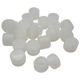 Gentcy Silicone 2ml Clear 50pcs Containers Silicone Storage Jar Seals