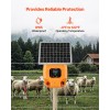 1J 10kV Solar Powered Fence Charger 1.86 Mile Range Electric