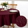 DWCN Round Tablecloth Round Table Cloth 140cm Diameter Wipeable Tablecloths