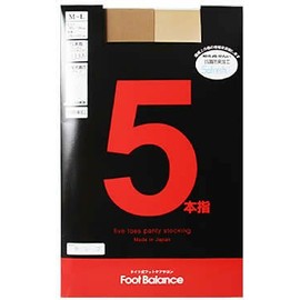 5 Full Toe Panty Stockings Beige (Compression zokkisapo-totaipu)