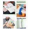 MYGLOAR 5er-Pack automatische Lesezeichen, Kinderlesezeichen, Lesezeichen, Papierlesezeichen, Lesezubehör, Silikon-Lesezeichen, Lesezeichenhalter,