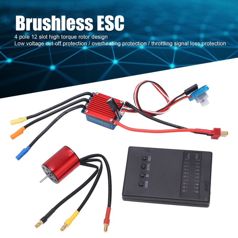 Brushless Motor ESC Universal 5800KV Brushless Motor 25A Brushless ESC