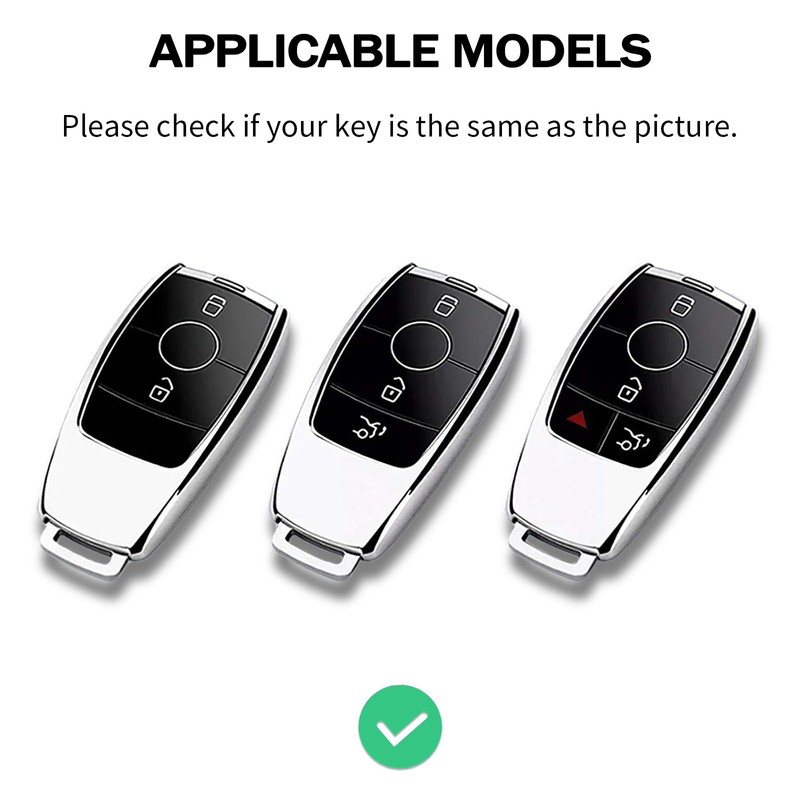 OFF WE GO Car Key Case Cover for Benz Class