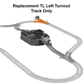 Replacement Part for Thomas and Friends Trackmaster Builder Bucket FXX69 - Orange TL Left Turnout Track