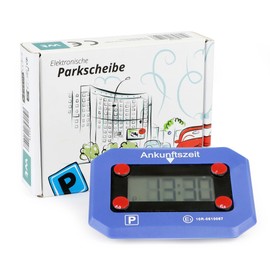 Wiltec Electronic Parking Disc, Digital Parking Meter with KBA Approval, Automatic Parking Disc with Night Mode & SOS Signal for Car