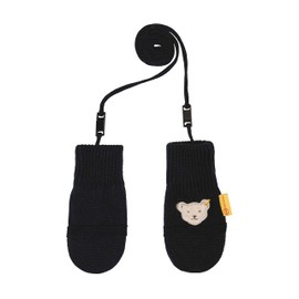 Steiff Unisex Baby Gloves F ustlings, Stiff Navy, 3 EU, Steiff Navy