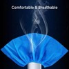 Membrane Solutions 100Pcs Blue Disposable Shoe Covers Non-woven Non-Slip Resistant