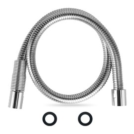 TCEUMIK 38'' Commercial Pre-rinse Hose Flexible Stainless Steel Hose Replacement Kit for Most Commercial Kitchen Sink Faucets Pre Rinse Sprayer Hose Dishwasher Spray Parts Brass Structure
