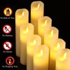 Antizer Flameless Candles Set of 9 Ivory Dripless Real Wax