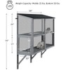 beeNbkks 2 Tiers Bug Proof Cat Catio, Window Cat House