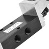 G1/4in Aluminum Alloy 2 Position 5 Way Air Pneumatic Foot