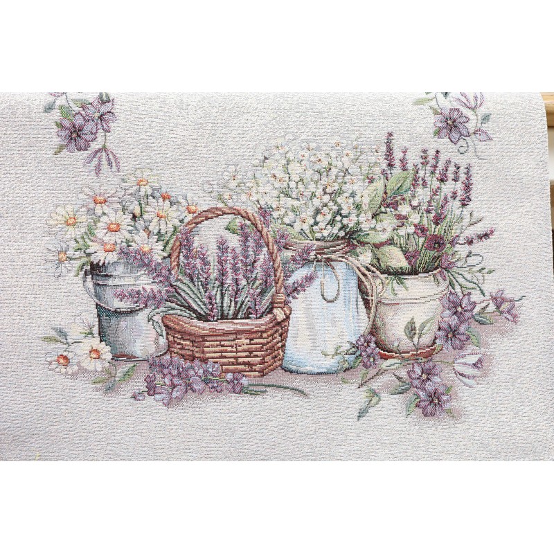 Decorative Table Runner Spring Summer Washable Fabric 140 x 45