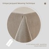 BALCONY & FALCON Rectangle Tablecloth Jacquard Style Water Resistant Table