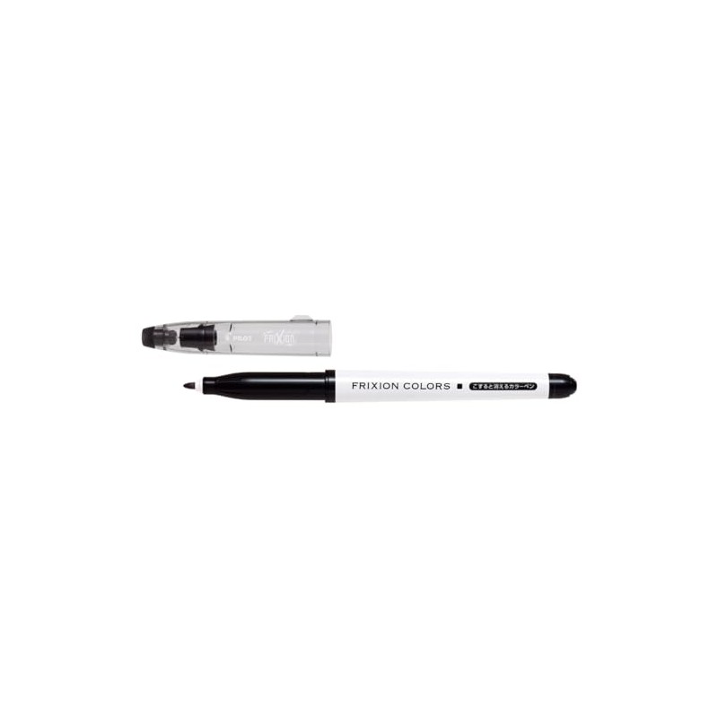 Pilot Friction Colors Erasable Color Pens, Black, 10 Count SFC100M10B