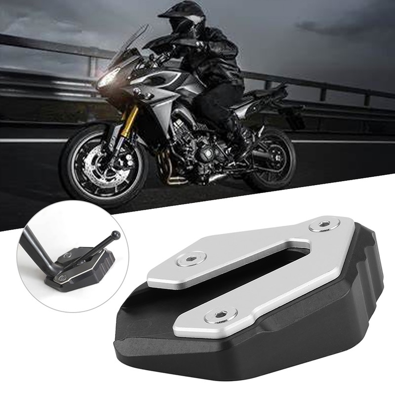 Motorcycle Side Stand Extension Pad Enlarge Fit for MT 09