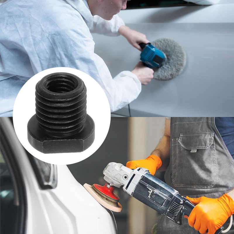 sourcing map 2pcs M10 Female to M16 Male Adapter Polisher