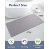 AMOAMI Bath-Mat,Ultra Thin Bath-Rugs Runner,Rubber Backed Bath Mats for Bathroom