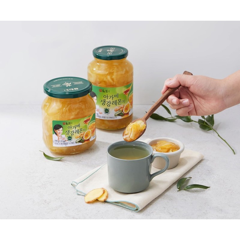 Damtuh Agave Ginger Lemon Tea – Natural Flavor, No Artificial