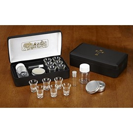 Last Supper Metal Hinged Portable Communion Set