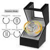 Automatic Single Watch Winder with Quiet Japanese Motor,AC Adapter or