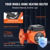 VEVOR UPS15-58FC 17 GPM Cast Iron Circulation Pump, 1" NPT