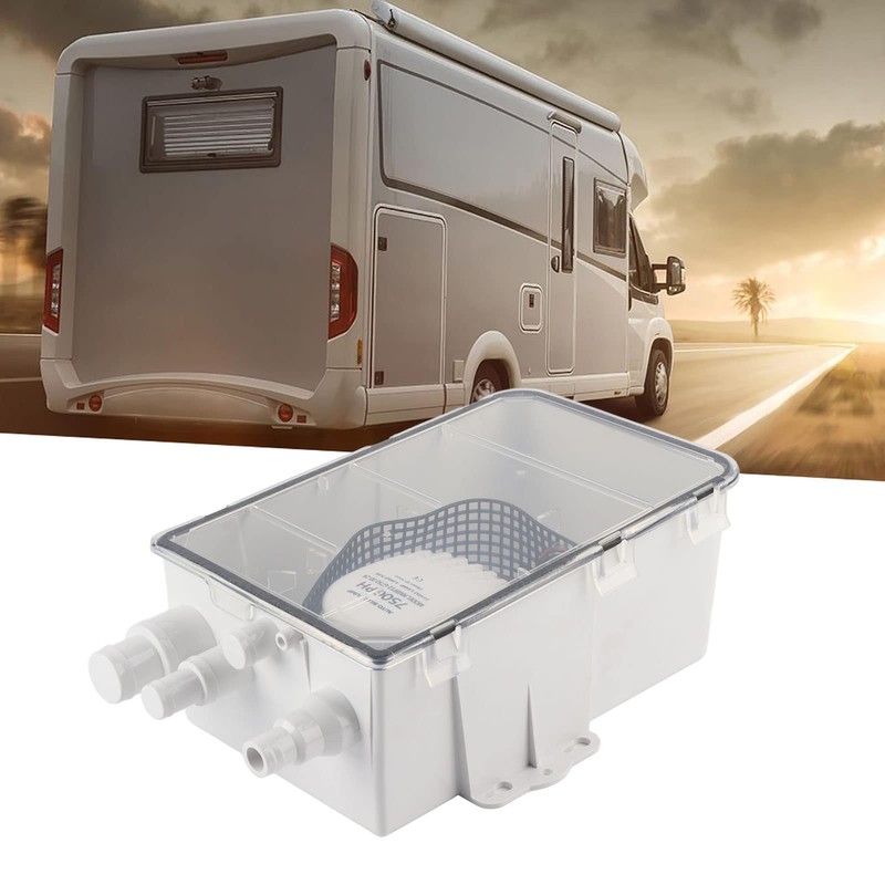 BORDSTRACT Boat Shower Sump Pump Box, DC 12V/24V 750GPH Shower